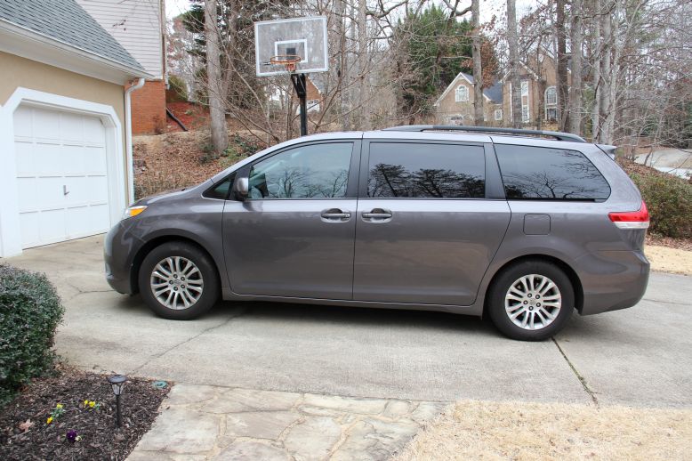 The minivan - in all its gray suburban glory