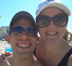 Beach selfie - neck up only, please!