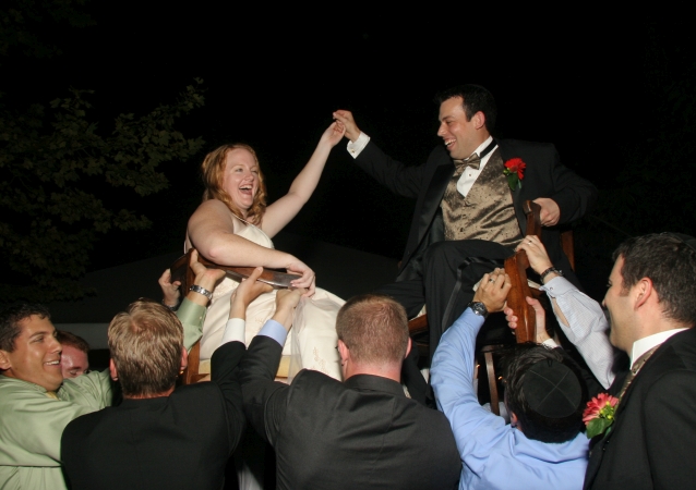 This is my Before Photo, at our wedding in 2006, one of the best moments of my life, at the same weight I am now. (No groomsmen were permanently harmed in the making of this photo.)
